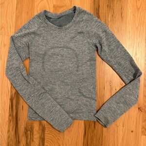 Lululemon Athletica Blue Long Sleeve Top